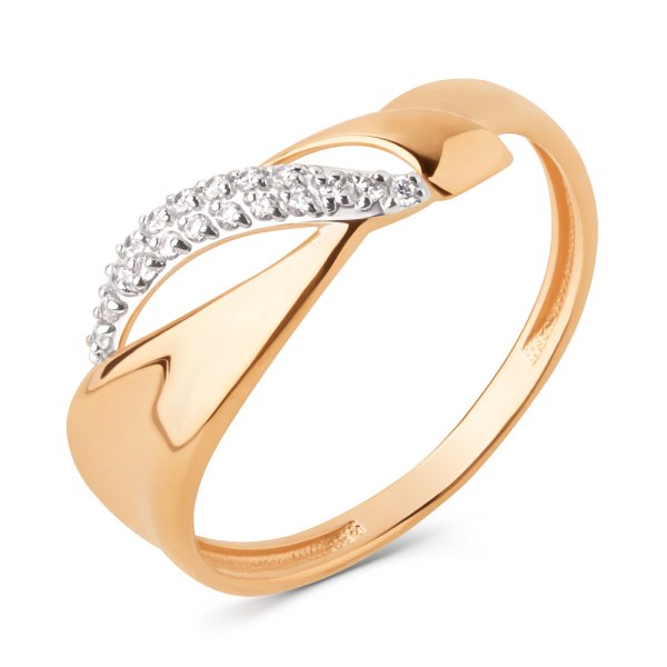 Кольцо ЮФ Династия - Золото 375, Фианит (арт. 024771-5102)