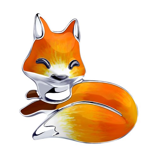 Брошь SOKOLOV - Серебро 925, Эмаль (арт. 94040168)