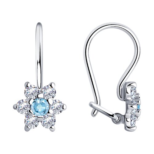 Серьги SOKOLOV - Серебро 925, Фианит (арт. 94026644)