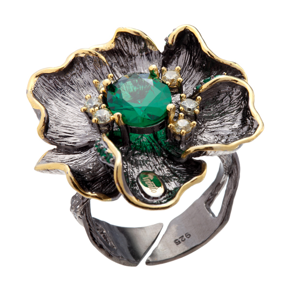 Кольцо Мастер Клио - Серебро 925, Синтетическая шпинель (арт. 36К128227)