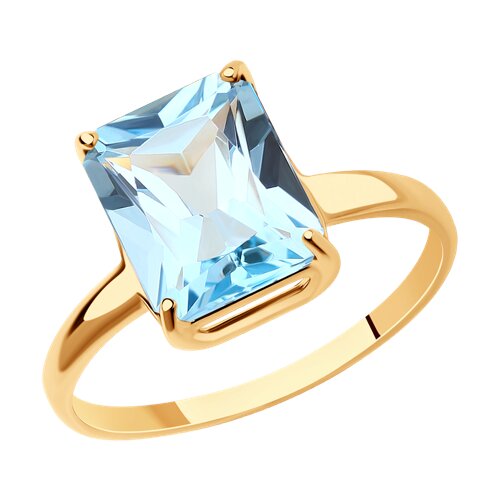 Кольцо SOKOLOV - Золото 585, Топаз (арт. 716472)