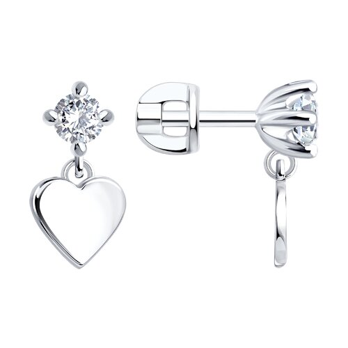 Серьги Diamant - Серебро 925, Фианит (арт. 94-121-00297-1)