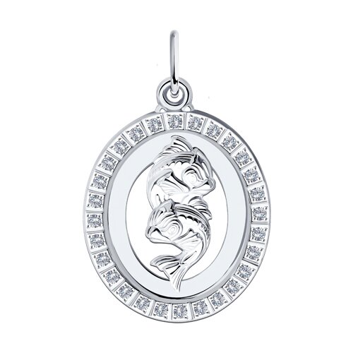 Подвеска Diamant - Серебро 925, Фианит (арт. 94-130-00155-1)