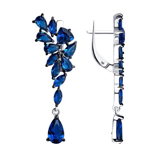 Серьги SOKOLOV - Серебро 925, Фианит (арт. 94026091)