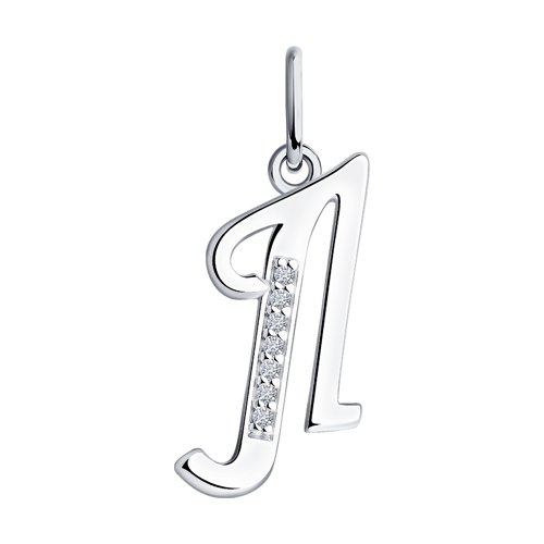 Подвеска SOKOLOV - Серебро 925, Фианит (арт. 94031370)