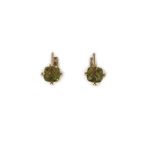 Серьги ЮФ Династия - Золото 375, Синтетический ситалл (арт. 000182-5260)