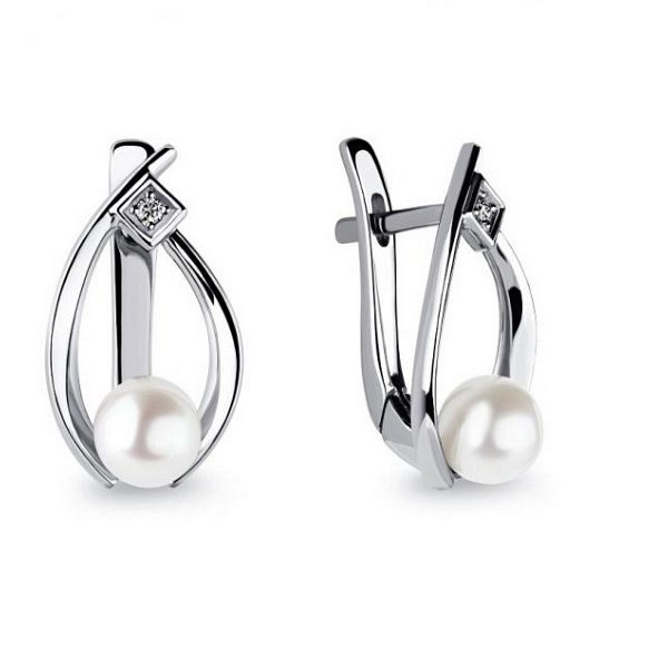 Серьги Platinum Lab. - Платина 950 (арт. ПС-292-01)