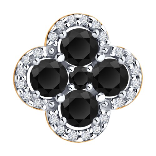 Подвеска SOKOLOV - Серебро 925, Фианит, Шпинель (арт. 92030817)