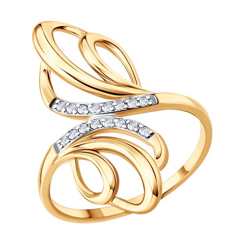 Кольцо Diamant - Золото 585, Фианит (арт. 51-110-02640-1)