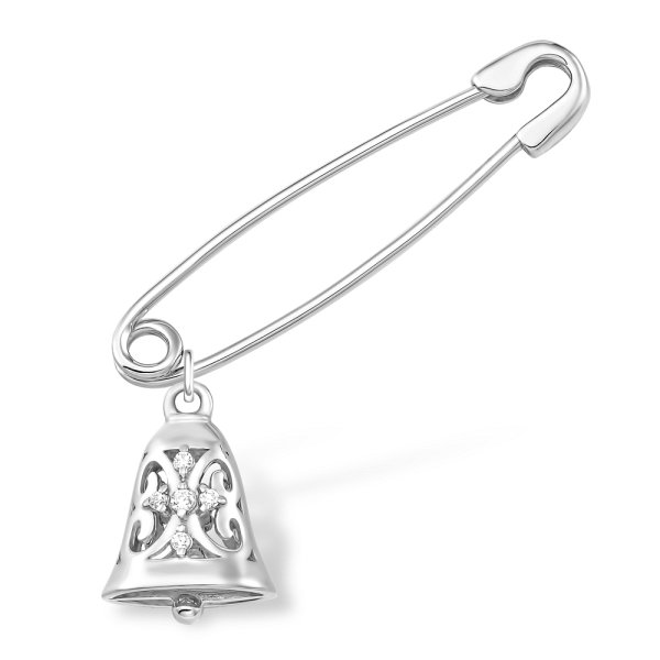 Булавка EFREMOV - Серебро 925, Фианит (арт. 15100111979)