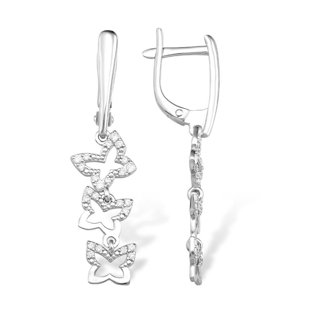 Серьги EFREMOV - Серебро 925, Фианит (арт. 1210019914-501)