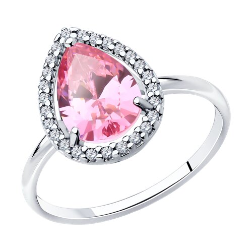 Кольцо SOKOLOV - Серебро 925, Фианит (арт. 94014203)