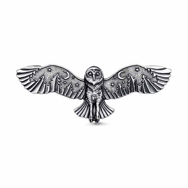 Брошь Красная пресня - Серебро 925 (арт. 13016108)