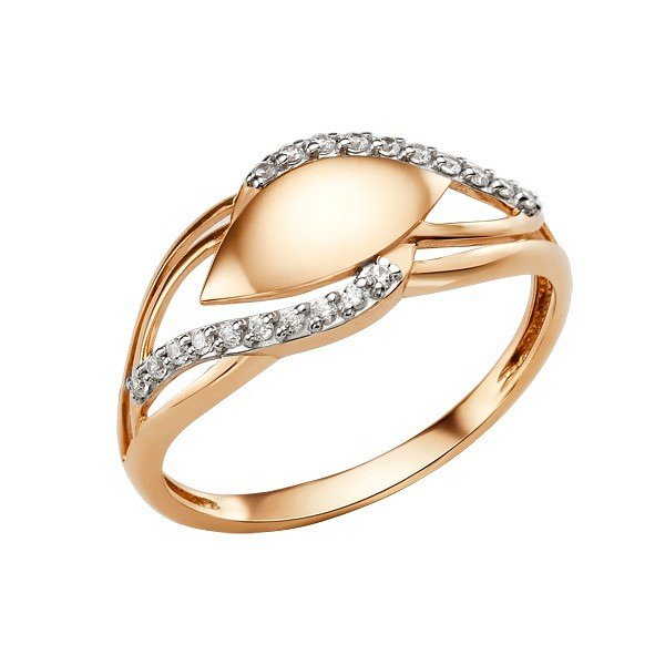 Кольцо ЮФ Династия - Золото 375, Фианит (арт. 011481-5102)