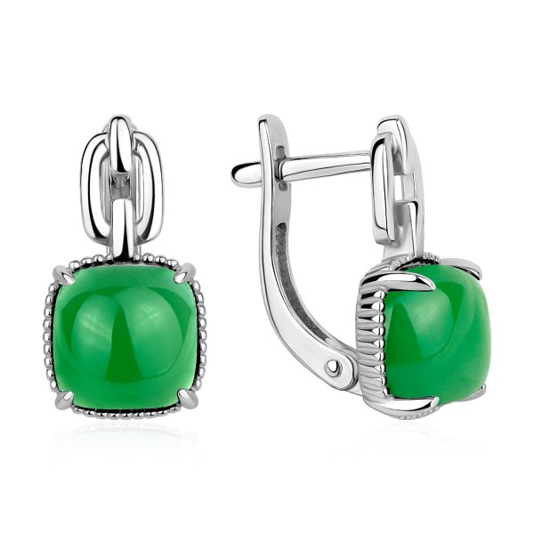 Серьги KRASNOE - Серебро 925, Агат (арт. 2340395738-60)