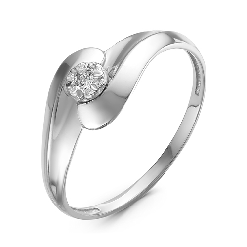 Кольцо Дельта - Золото 585, Бриллиант (арт. БР111122б)