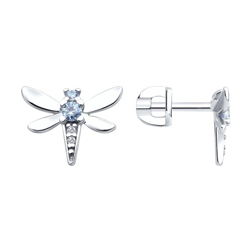 Серьги Diamant - Серебро 925, Фианит (арт. 94-122-02197-1)
