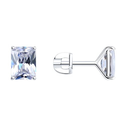 Серьги SOKOLOV - Серебро 925, Фианит (арт. 94026417)