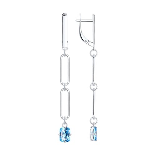 Серьги SOKOLOV - Серебро 925, Фианит (арт. 94026900)