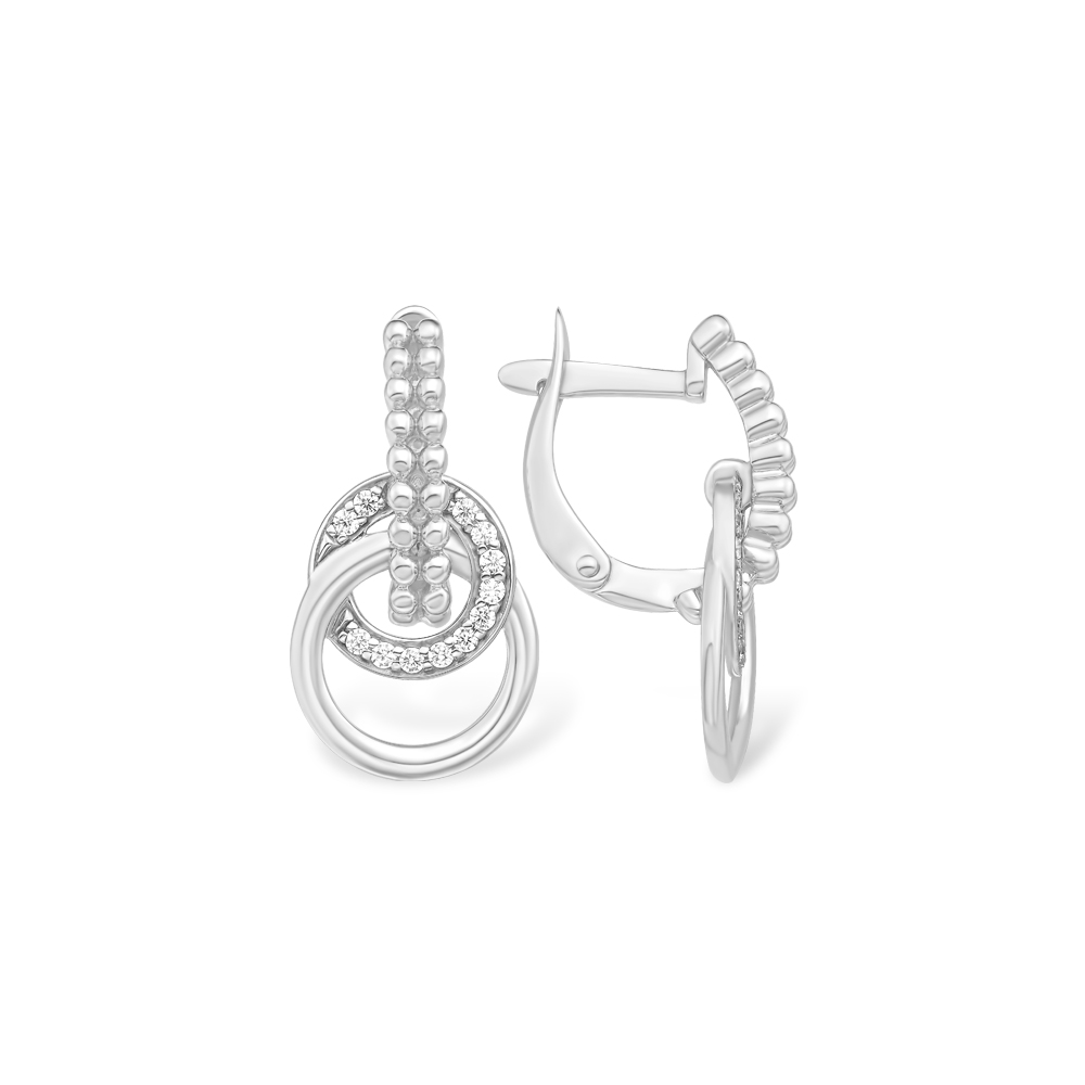 Серьги EFREMOV - Серебро 925, Фианит (арт. 12100113675-501)
