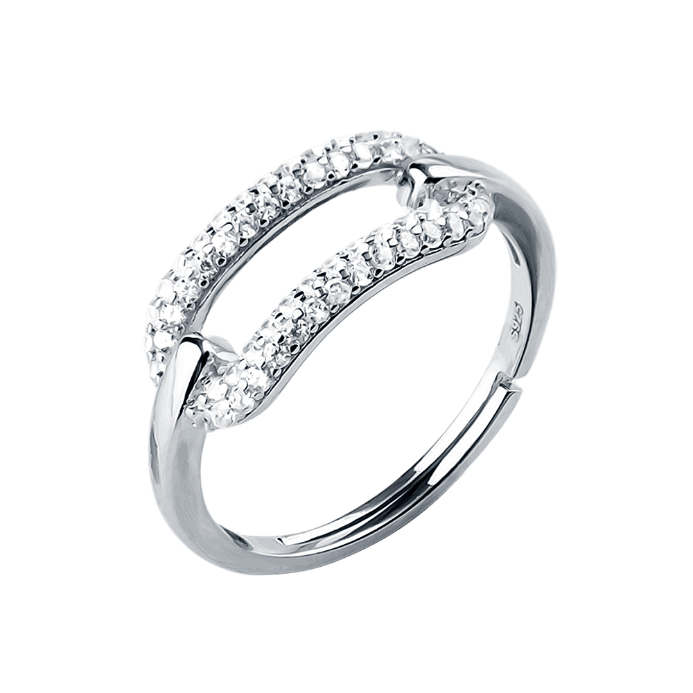 Кольцо Фиделис - Серебро 925, Фианит (арт. R46580401-Rd)