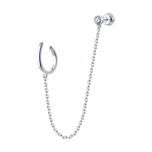 Серьга SOKOLOV - Серебро 925, Фианит (арт. 94170245)