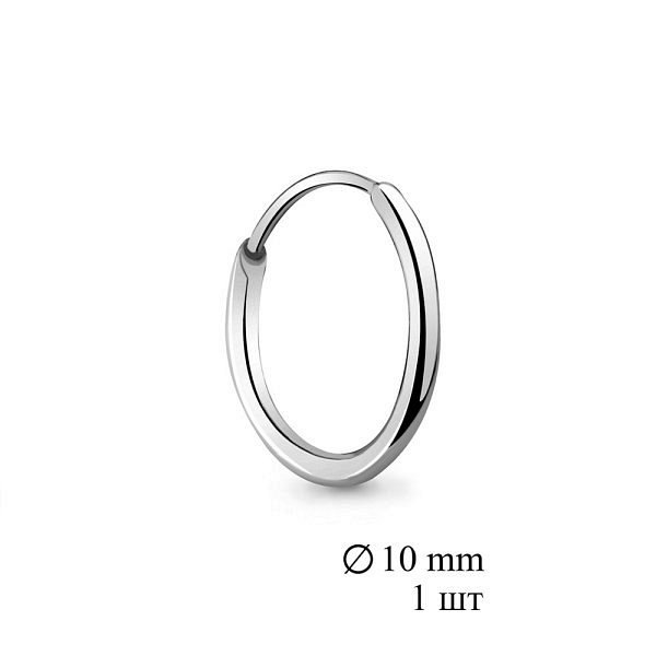 Серьга Аквамарин - Серебро 925 (арт. 37022.5)