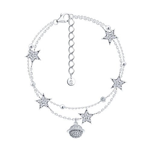 Браслет SOKOLOV - Серебро 925, Фианит (арт. 94051583)