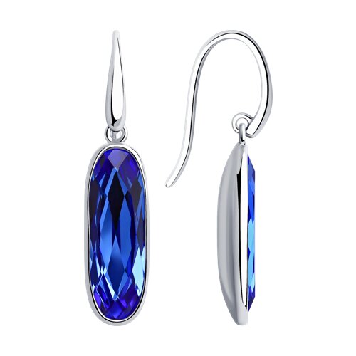 Серьги SOKOLOV - Серебро 925, Swarovski (арт. 94022110)