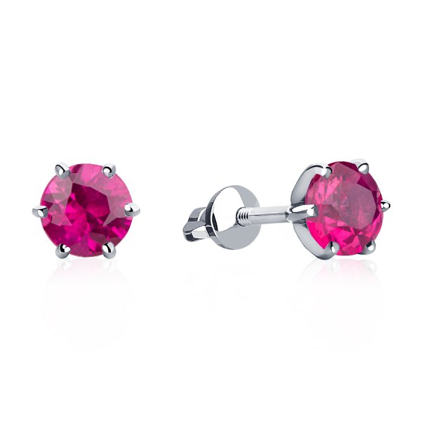 Серьги Platinum Lab. - Платина 950 (арт. ПС-088Р-02)