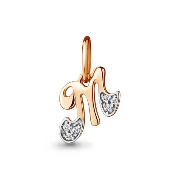 Подвеска Аквамарин - Золото 375, Фианит (арт. 23177.8)