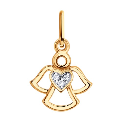 Подвеска Diamant - Золото 585, Фианит (арт. 51-130-00492-1)