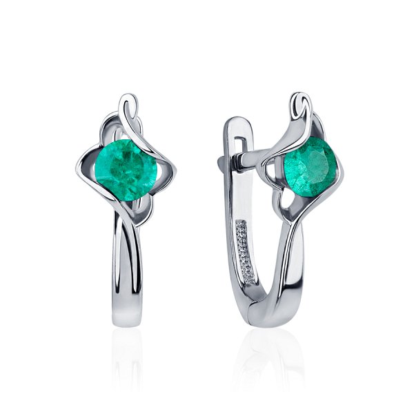 Серьги Platinum Lab. - Платина 950 (арт. ПС-210И-01)