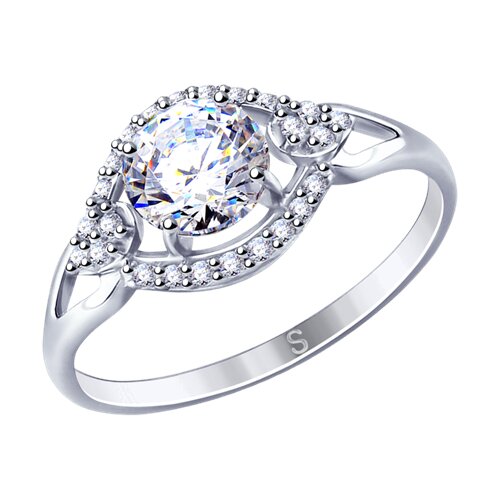 Кольцо SOKOLOV - Серебро 925, Фианит (арт. 94012747)