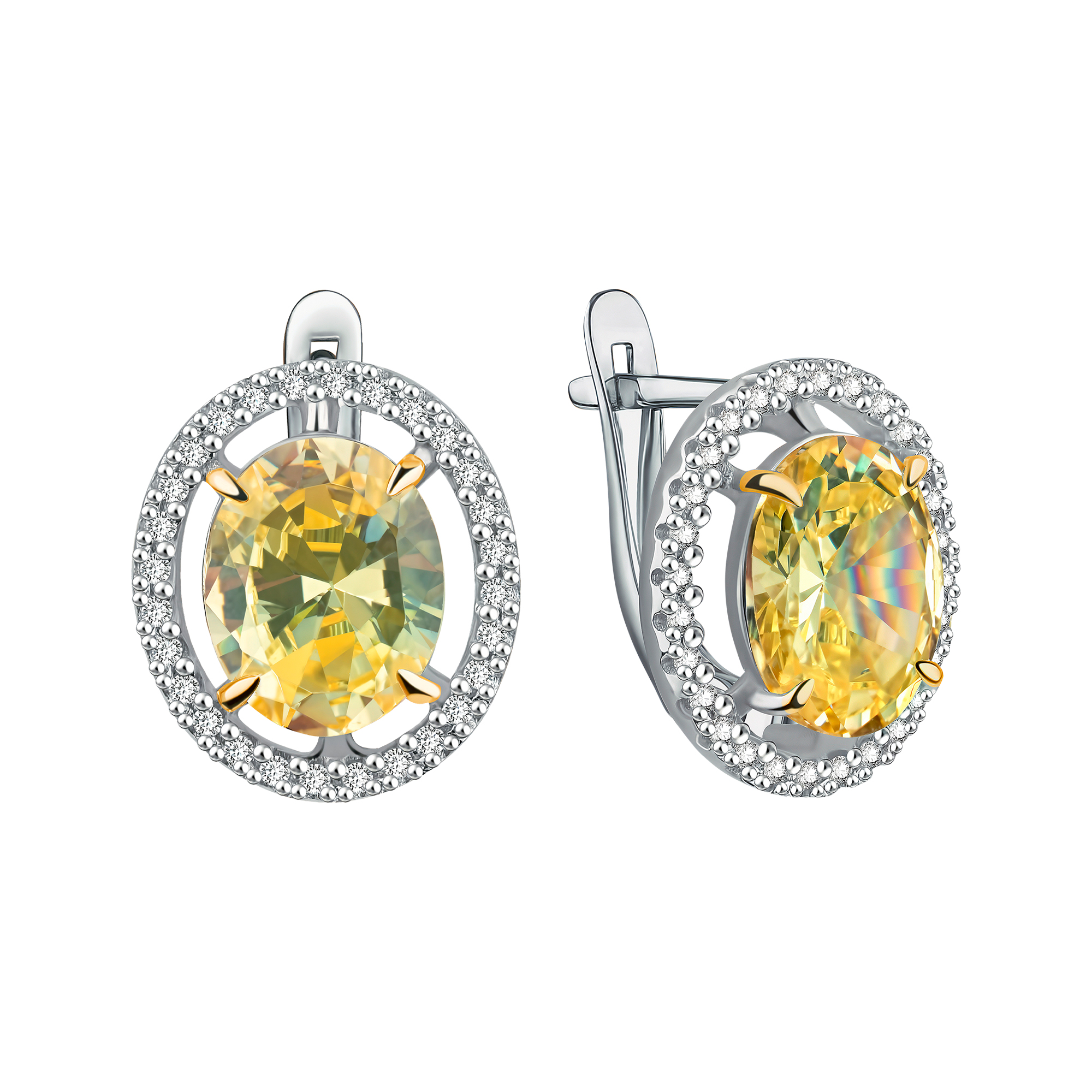 Серьги Talant - Серебро 925, Фианит (арт. 10-7М-0005-17444)