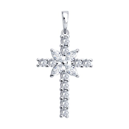 Подвеска Diamant - Серебро 925, Фианит (арт. 94-130-02085-1)