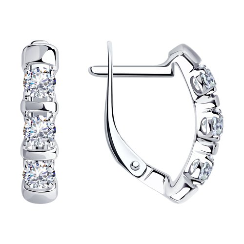 Серьги Diamant - Серебро 925, Фианит (арт. 94-120-01304-1)