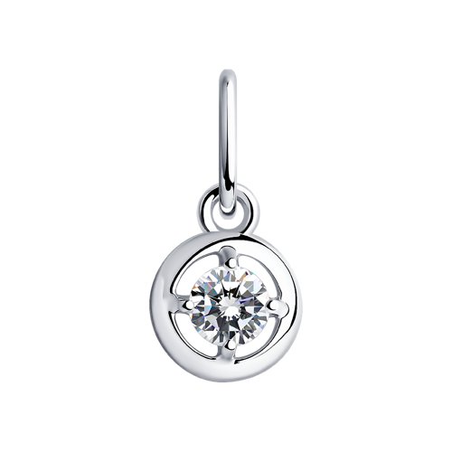 Подвеска SOKOLOV - Серебро 925, Фианит (арт. 94031417)
