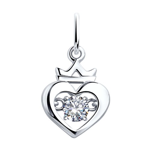 Подвеска SOKOLOV - Серебро 925, Фианит (арт. 94032109)