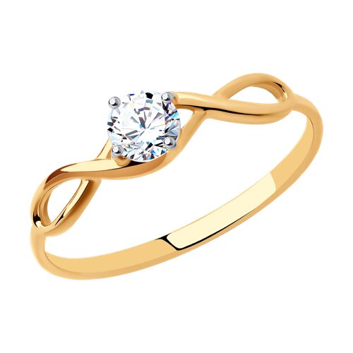 Кольцо SOKOLOV - Золото 585, Фианит (арт. 018828)