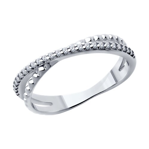 Кольцо SOKOLOV - Серебро 925, Фианит (арт. 94013847)