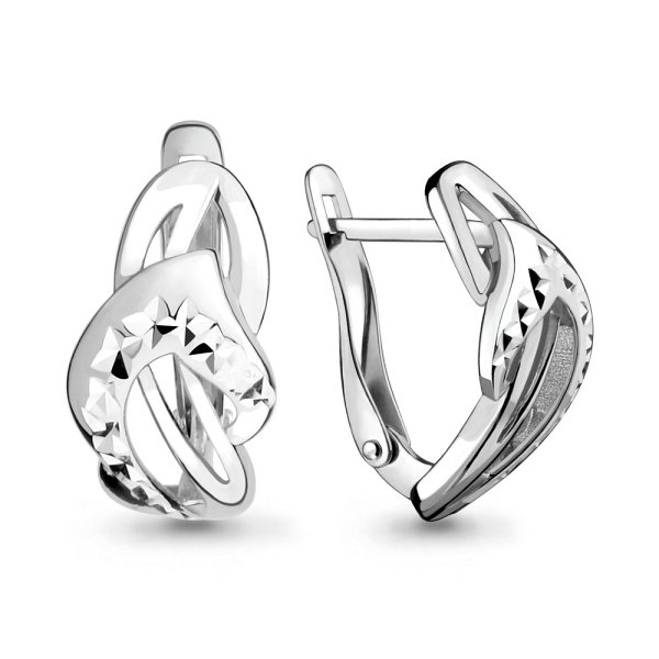 Серьги Аквамарин - Серебро 925 (арт. 33369.5)