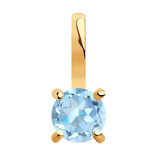 Подвеска SOKOLOV - Золото 585, Топаз (арт. 732169)