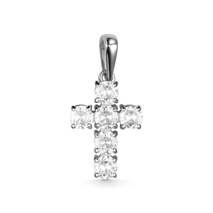 Подвеска Дар - Серебро 925, Синтетический муассанит (арт. П-2536рс16128)
