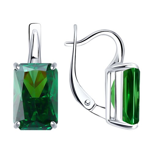 Серьги SOKOLOV - Серебро 925, Фианит (арт. 94027508)