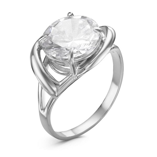 Кольцо Красная пресня - Серебро 925, Фианит (арт. 23810406Д)