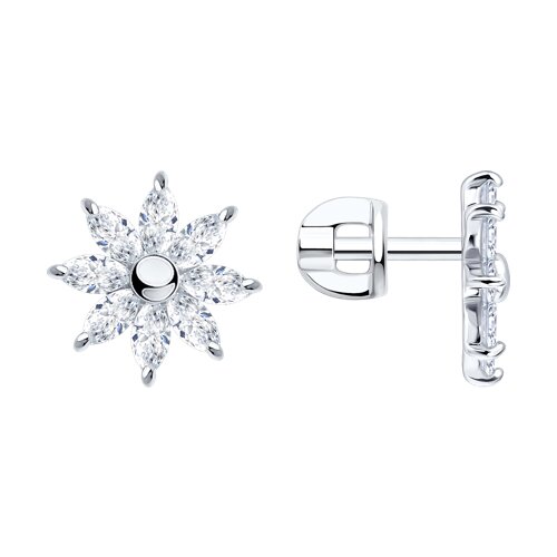 Серьги Diamant - Серебро 925, Фианит (арт. 94-122-02396-1)