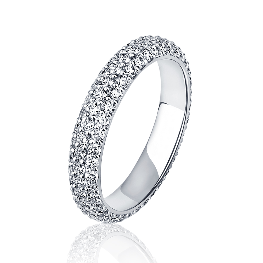 Кольцо Platinum Lab. - Платина 950, Бриллиант (арт. ПК-030-04)