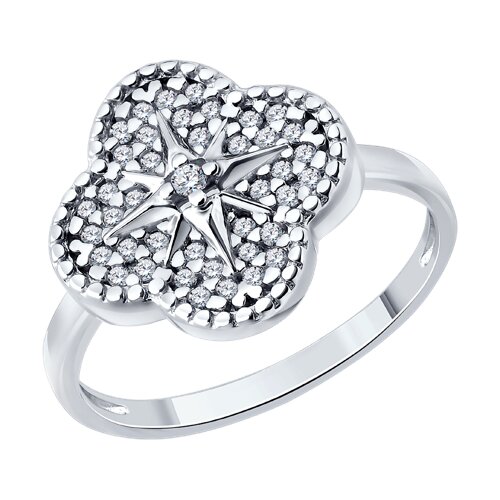 Кольцо SOKOLOV - Серебро 925, Фианит (арт. 94014982)