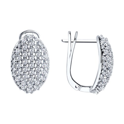 Серьги SOKOLOV - Серебро 925, Фианит (арт. 94026675)